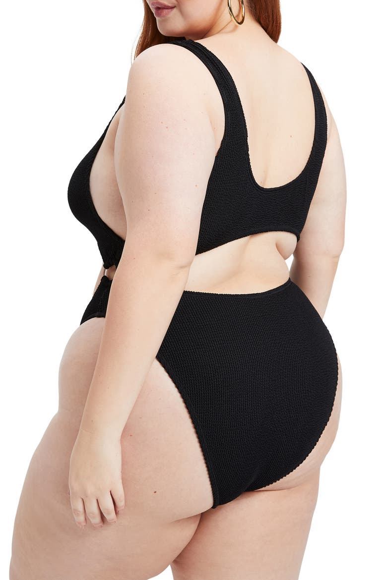 Always Fits One-Piece Swimsuit, Alternate, color, BLACK001