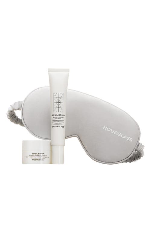 Hourglass Equilibrium Skincare Eye Essentials Duo With Satin Sleep Mask $150 Value In Transparent