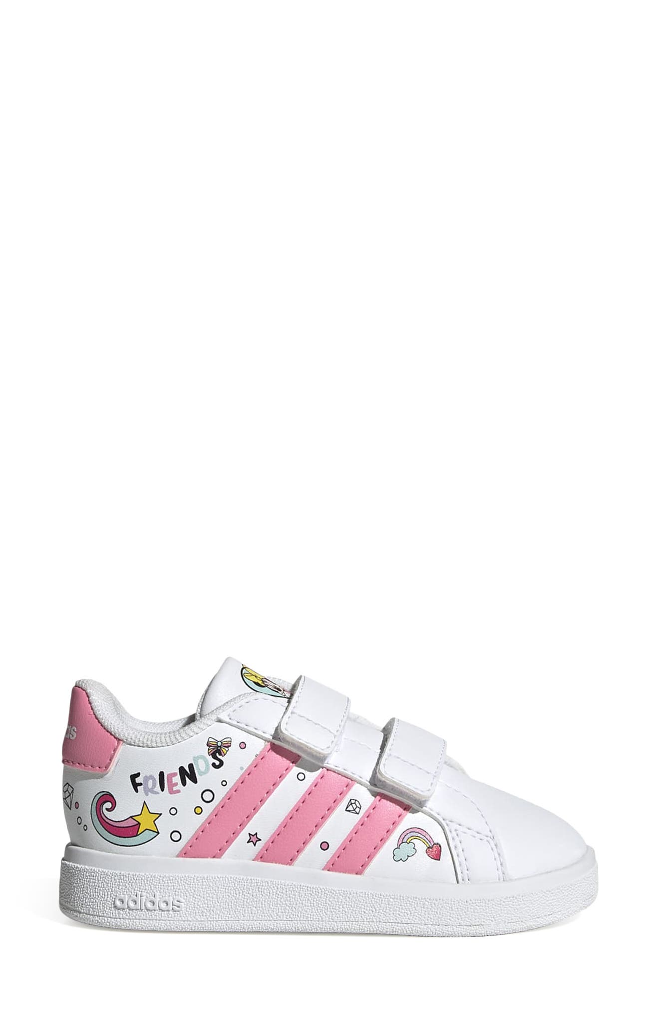 adidas Grand Court Minnie Sneaker, Alternate, color, 