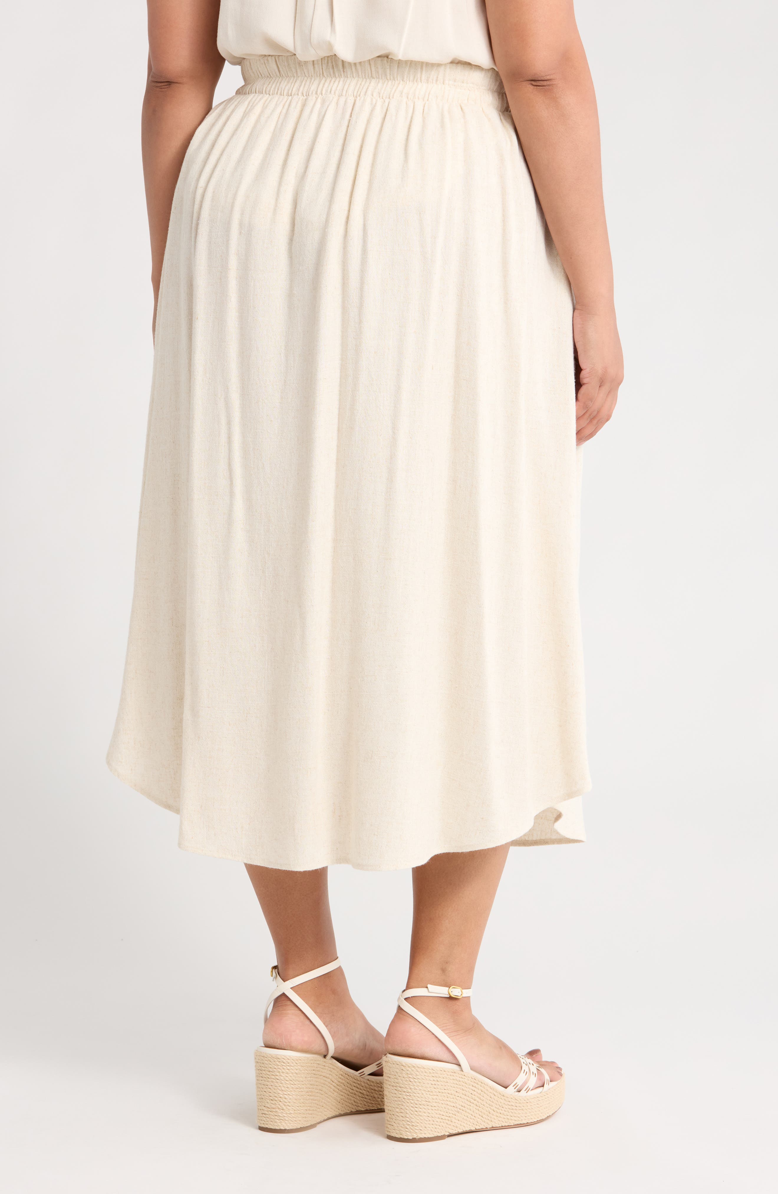 Curved Hem Pull-On Skirt - image 4