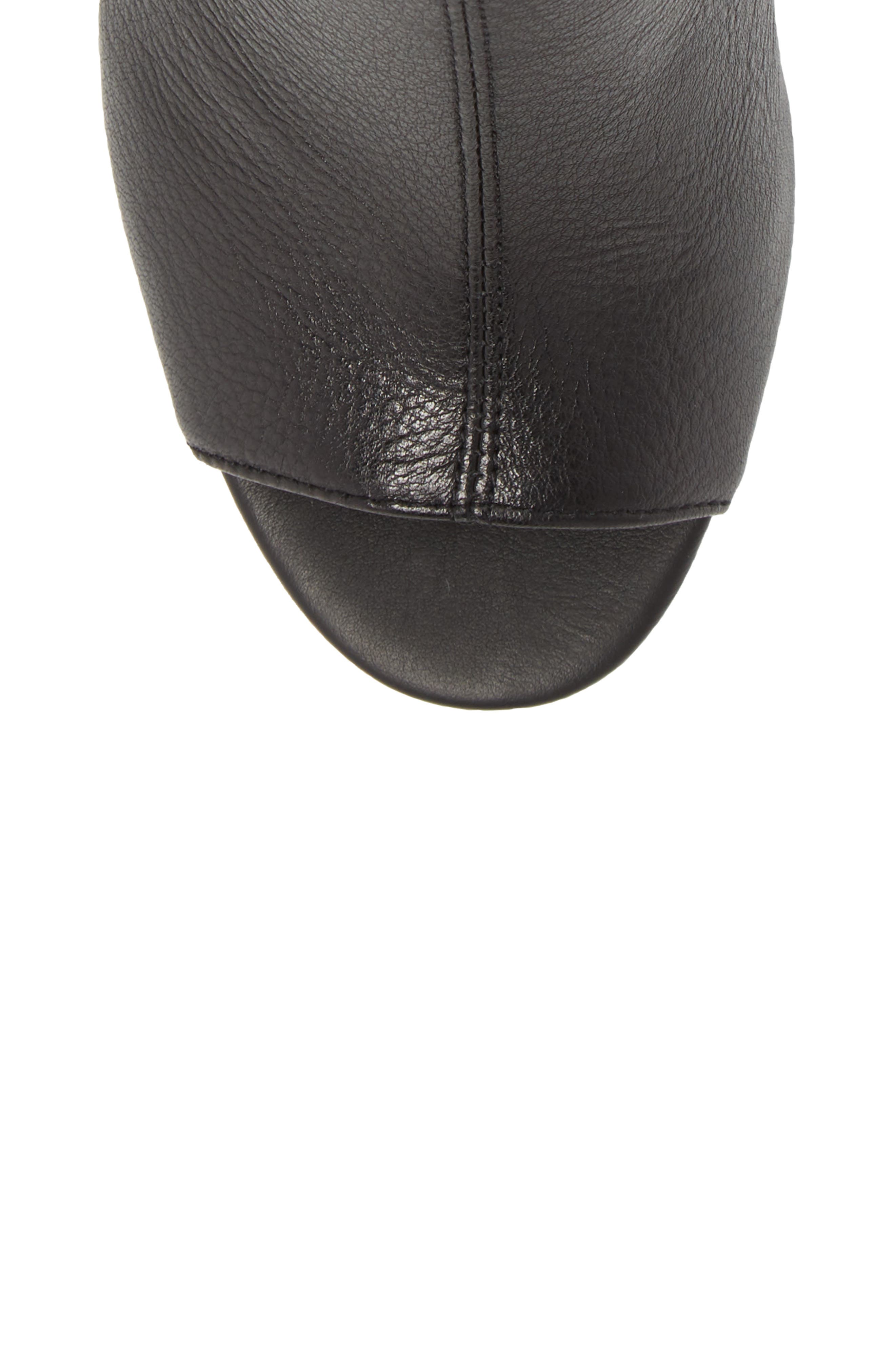 Addiena Bootie, Alternate, color, BLACK LEATHER