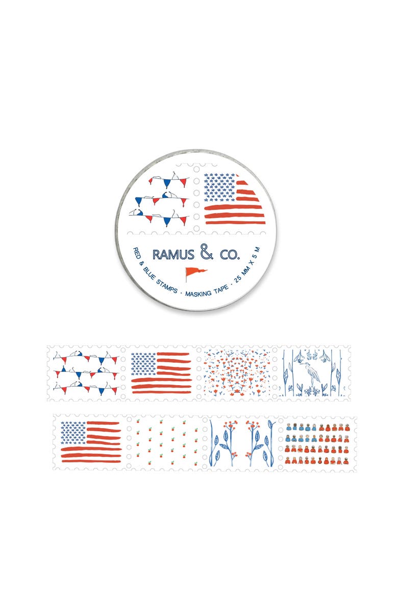 Ramus & Co Illustrated Masking Tape - 3ct Rolls, Assorted Rolls, Alternate, color, Multi-Pack
