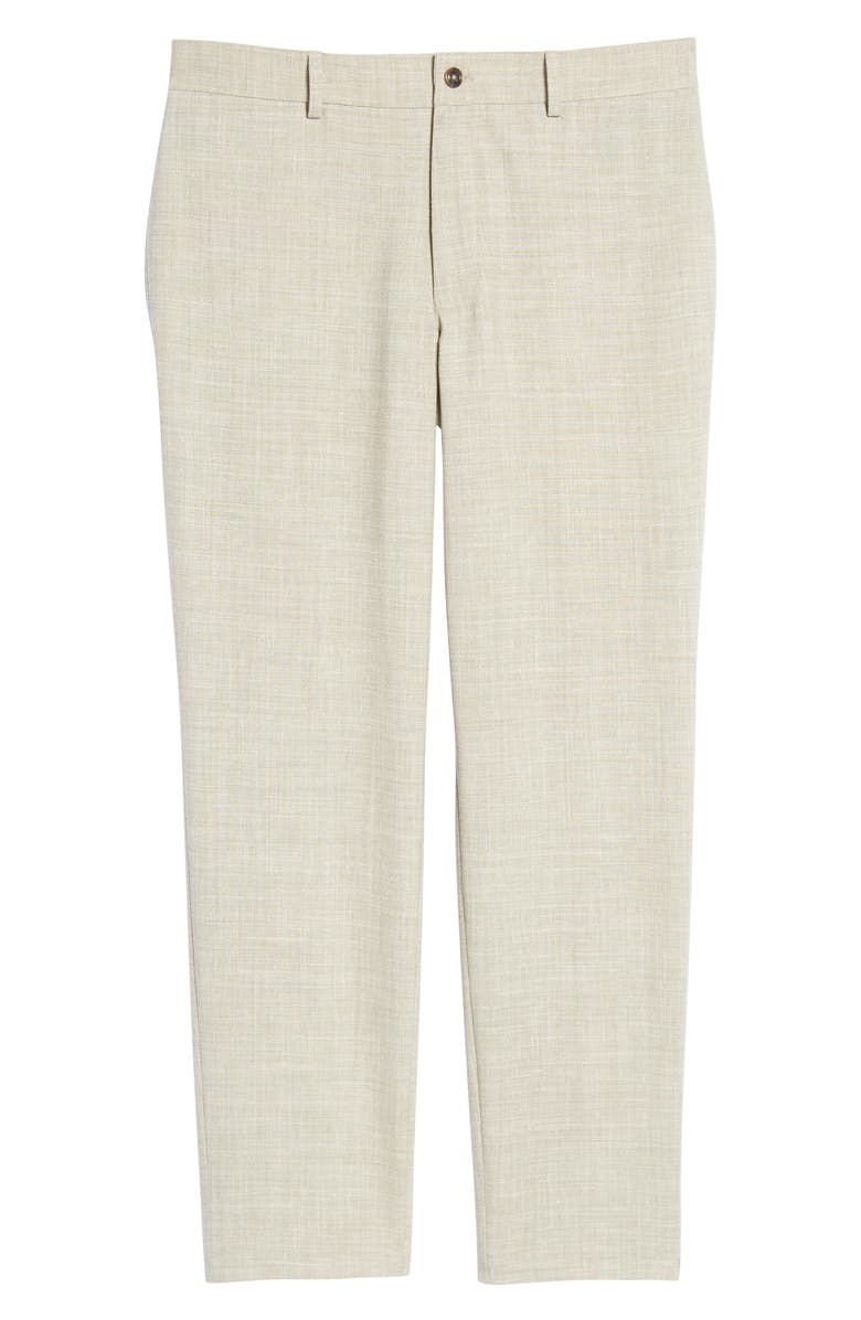 Ted Baker London Jem Crop Flat Front Chinos, Alternate, color, Tan