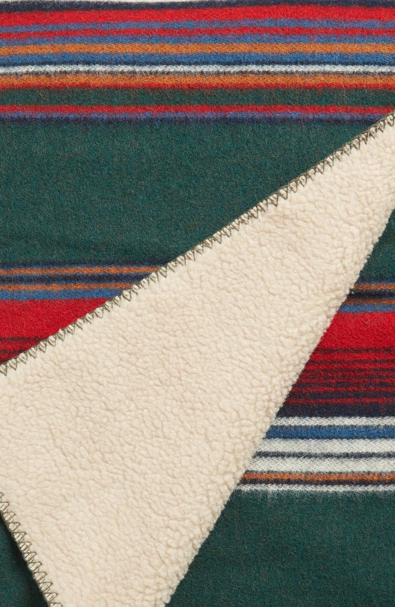 Woolrich 'Overlook Pass' Stripe Wool Blend Throw, Alternate, color, 