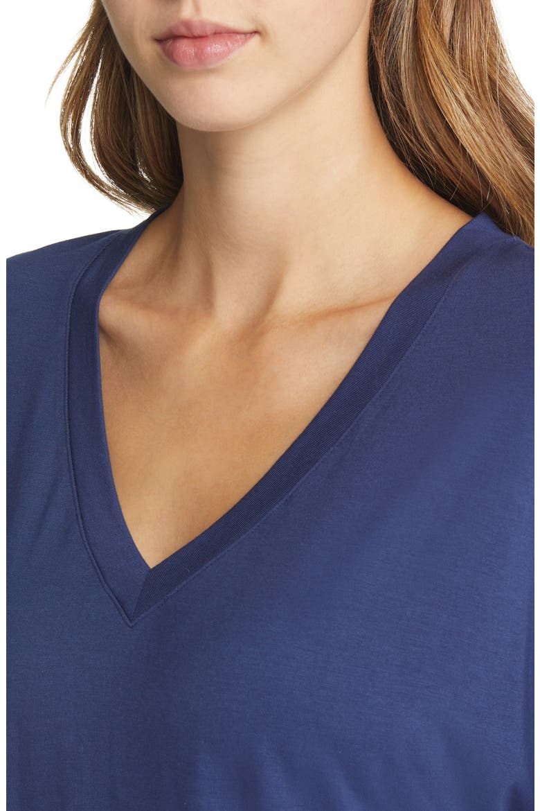Kauai V-Neck T-Shirt, Alternate, color, ISLAND NAVY