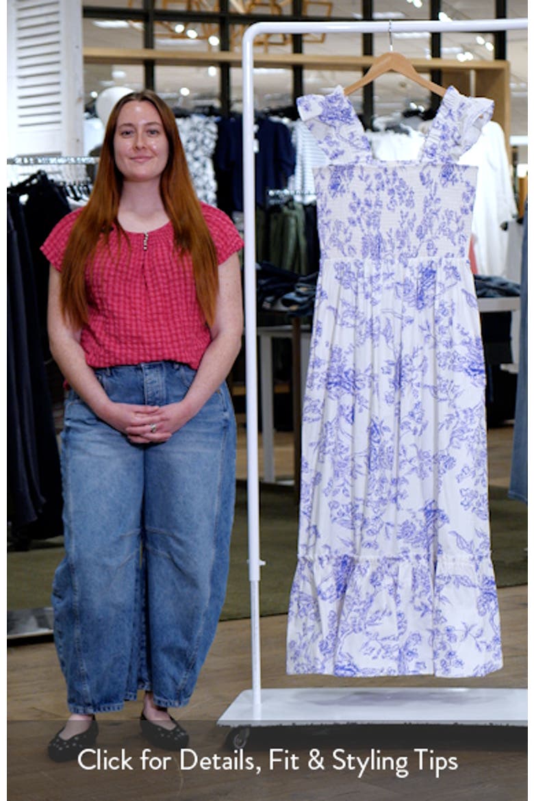 Floral Print Maxi Dress video