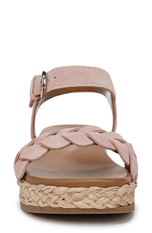 Naturalizer Neila Ankle Strap Platform Sandal In Cameo Blush Pink