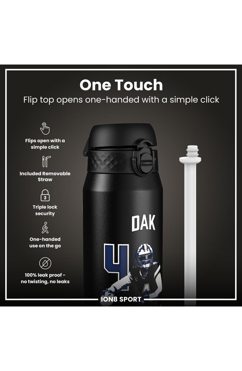 Ion8 NFL PA Thermal Steel ION8 Water Bottle - Locked in Series, Alternate, color, 4