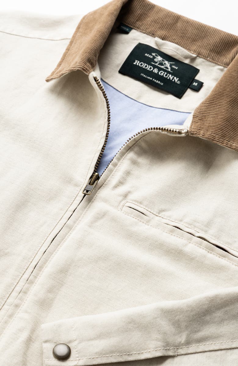 Rodd & Gunn Austin East Harrington Jacket, Alternate, color, Cream