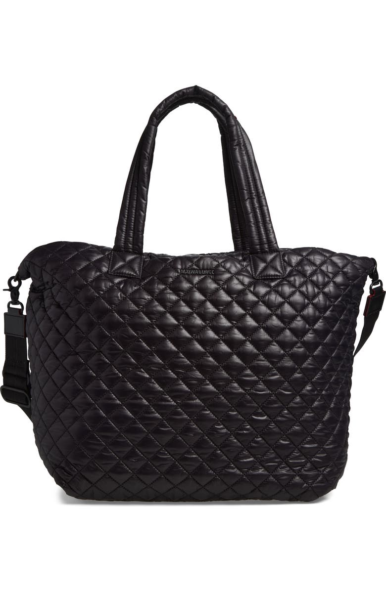 MZ Wallace Deluxe Large Metro Tote, Main, color, Black 2