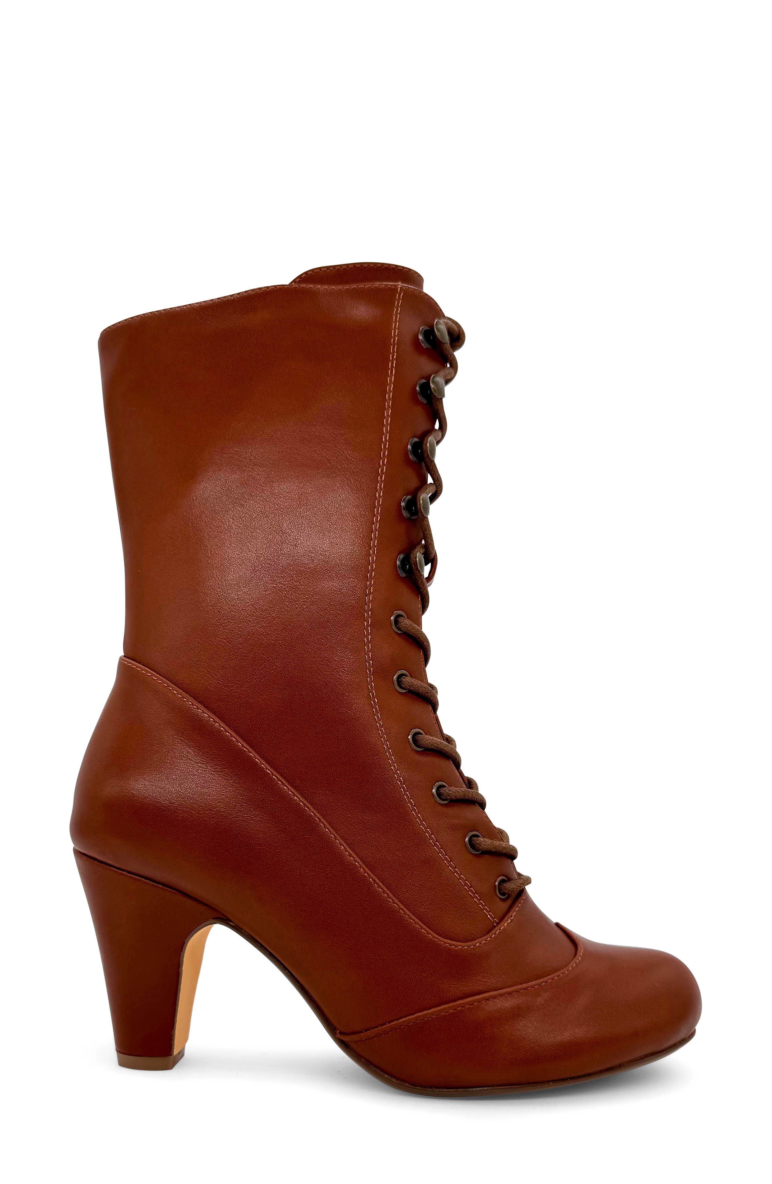Claire Lace-Up Boot, Alternate, color, TAN