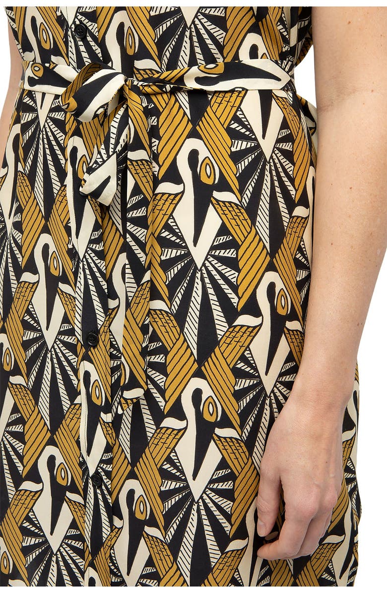 Billy Reid Printed Silk Dress, Alternate, color,