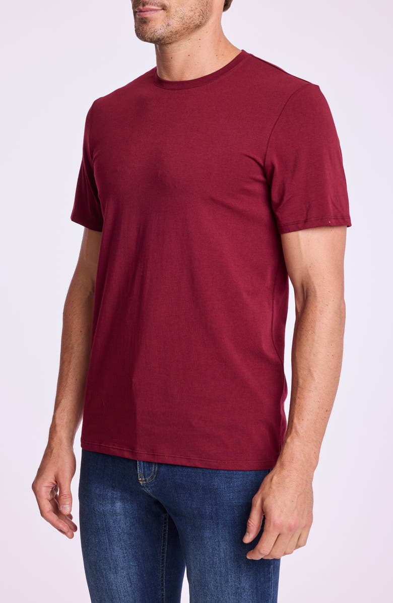 PAISLEY & GRAY Lucas Crewneck T-Shirt, Alternate, color, Wine