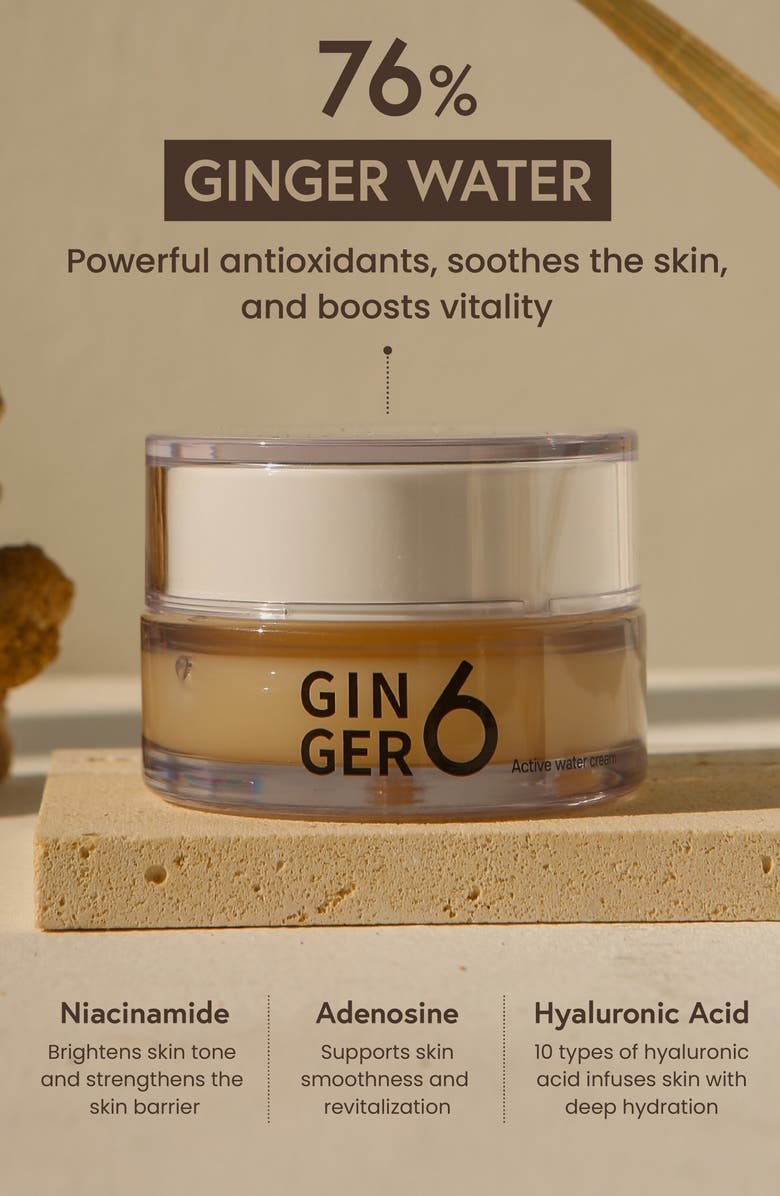Ginger6 Active Gel Water Cream, Alternate, color, 