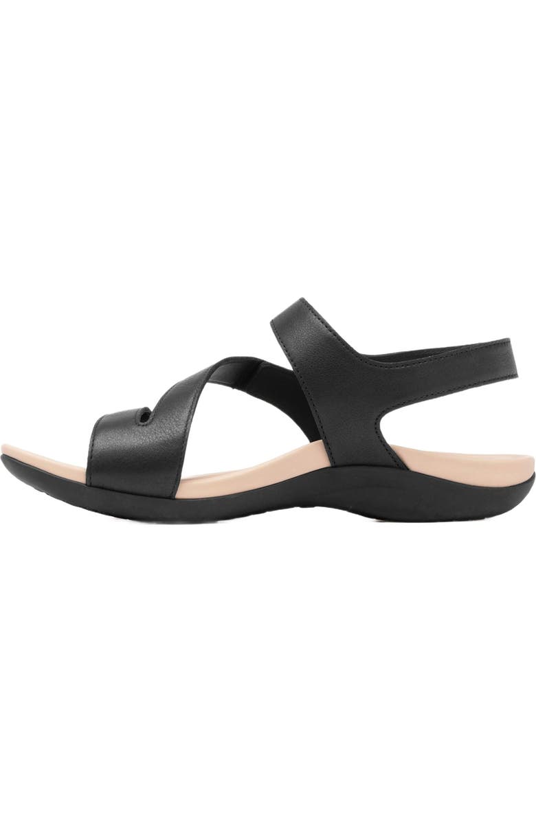 ABEO Oasis Sandal, Alternate, color, Black - Metatarsal