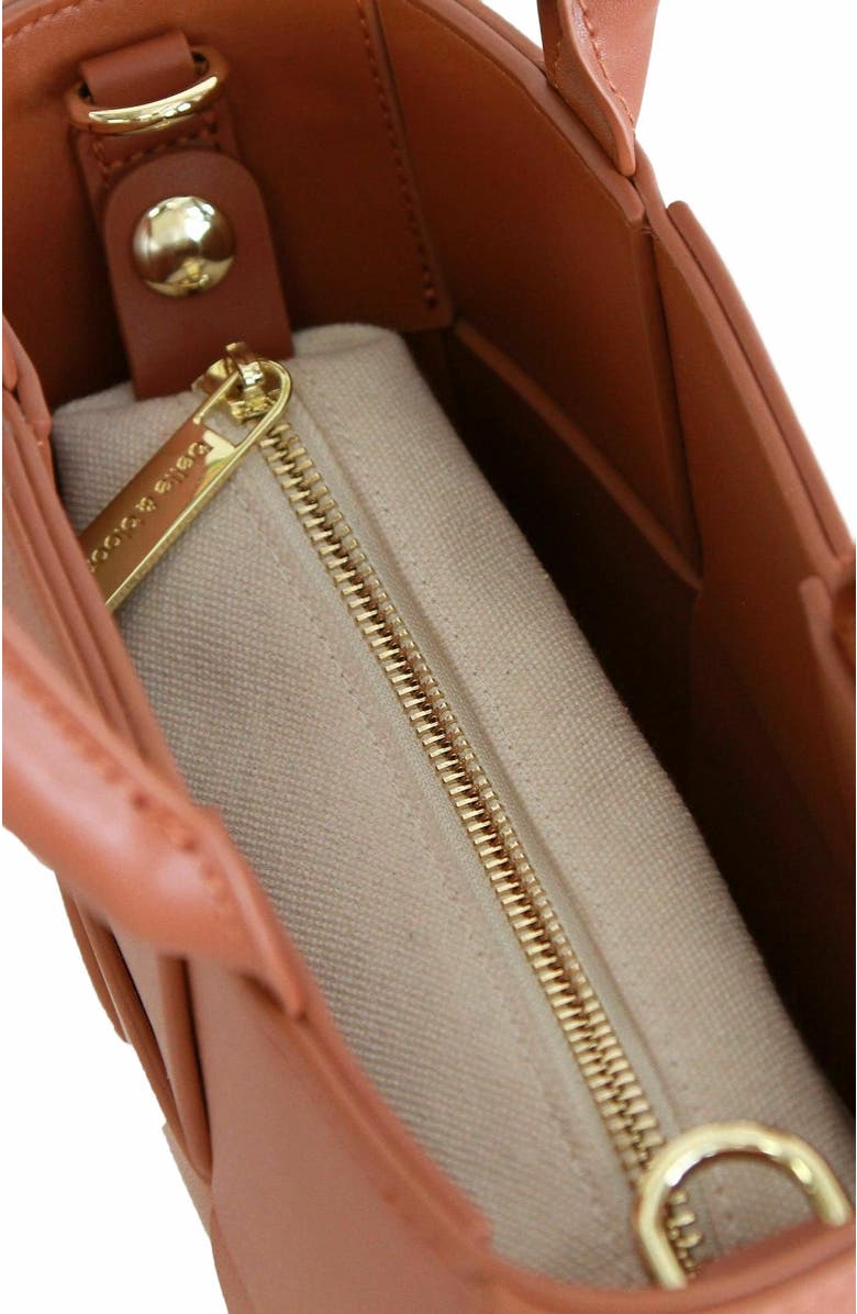 Belle & Bloom Little Love Woven Crossbody Bag, Alternate, color, Camel