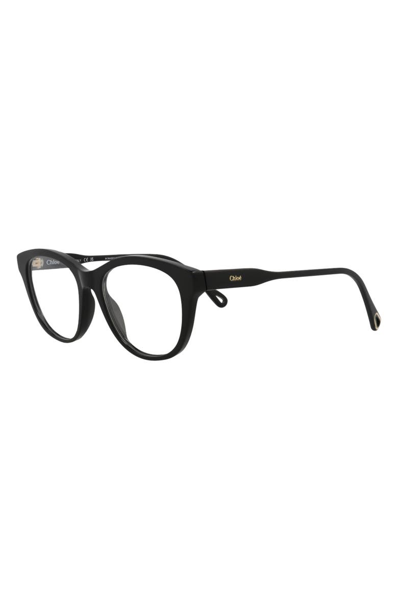 Chloé Core 51mm Cat Eye Optical Glasses, Alternate, color,