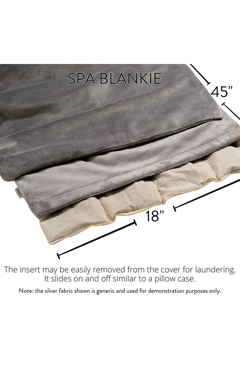 Sonoma Lavender Eucalyptus Spa Blankie, Alternate, color, Silver Fox