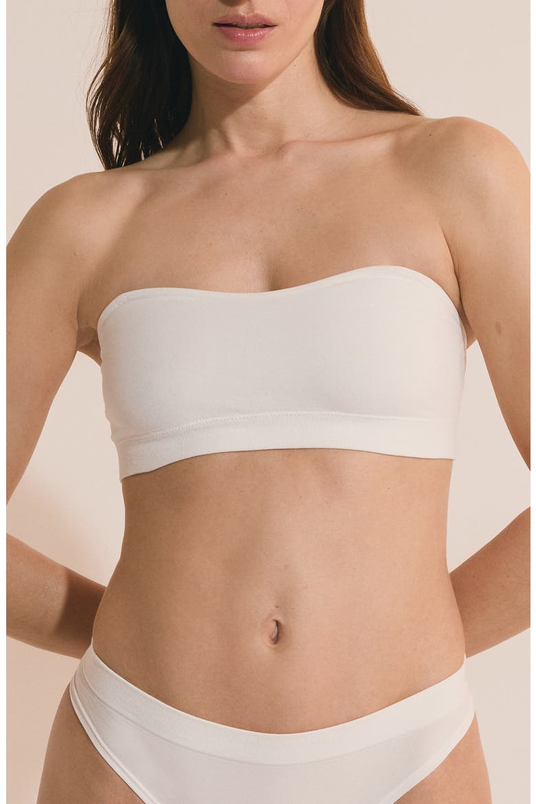 Amande Convertible Bandeau Bra, Main, color, ECRU