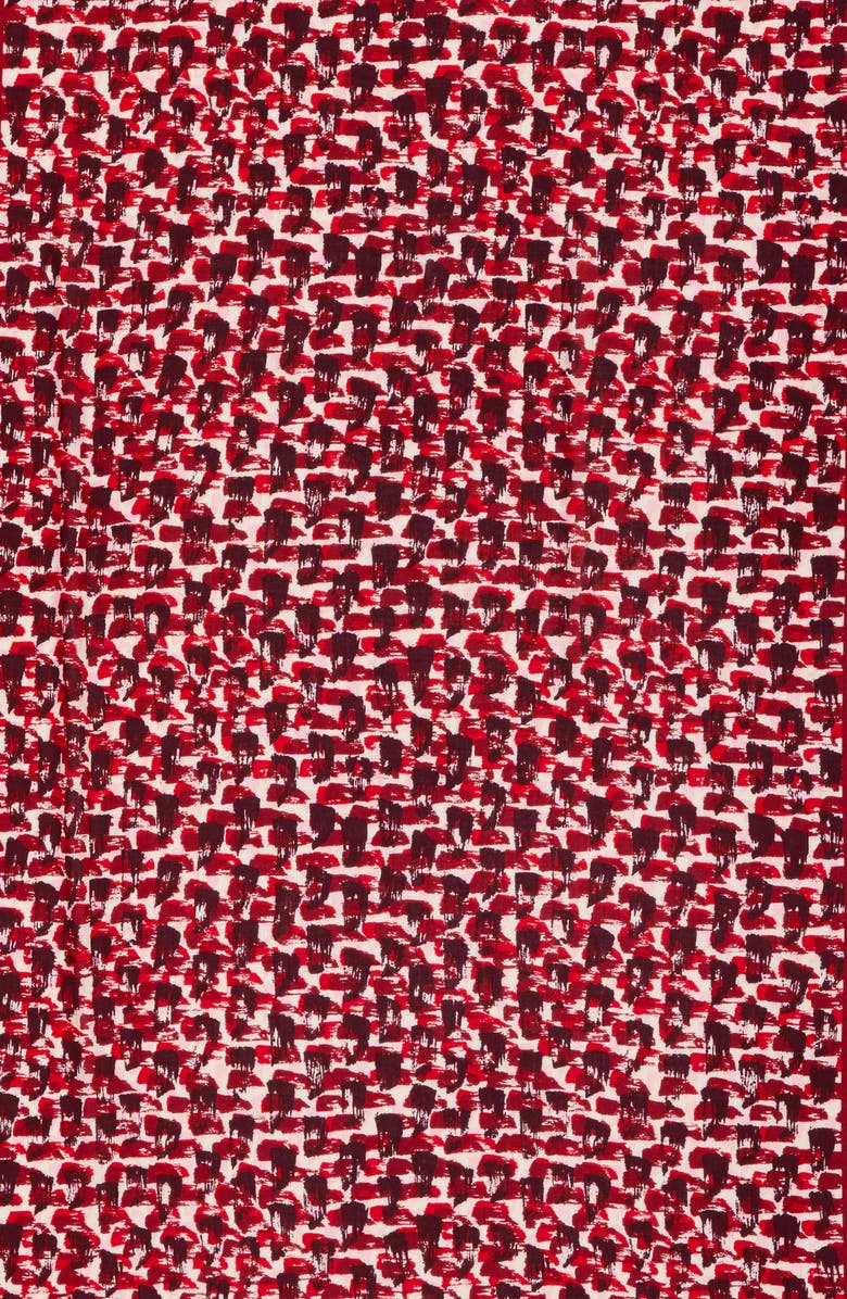 Kate Spade New York inked texture oblong twill scarf, Alternate, color, 