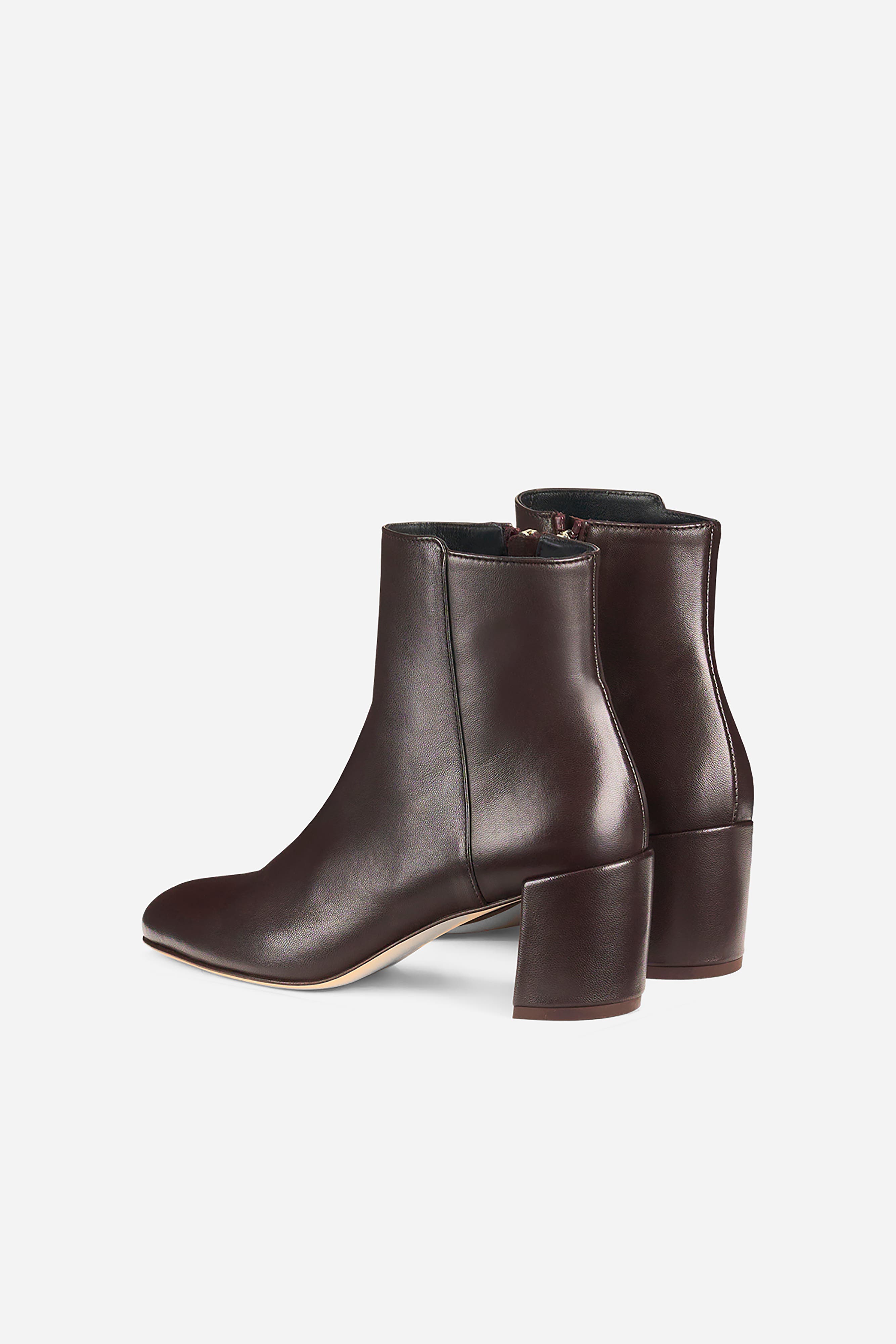 AGL Lynn Water Resistant Velour Bootie, Alternate, color, Testa Di Moro