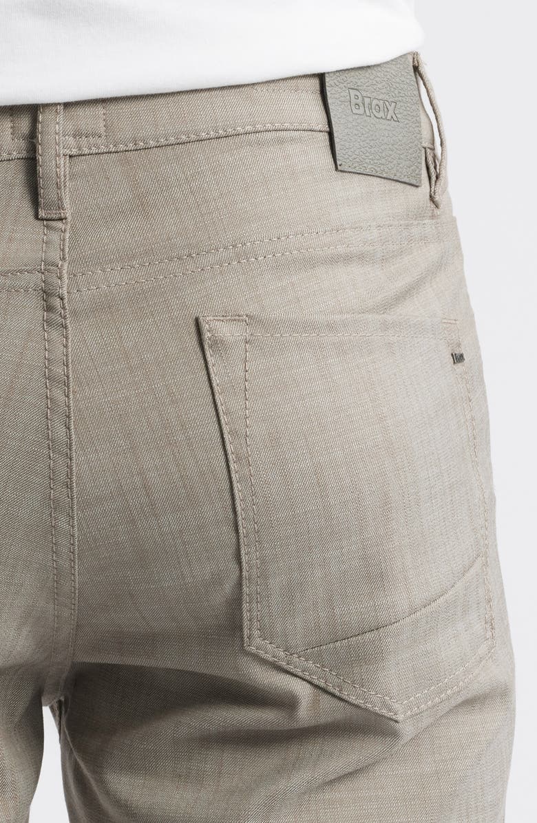 Brax Chuck Stretch Chambray 5-Pocket Pants, Alternate, color, Light Grey