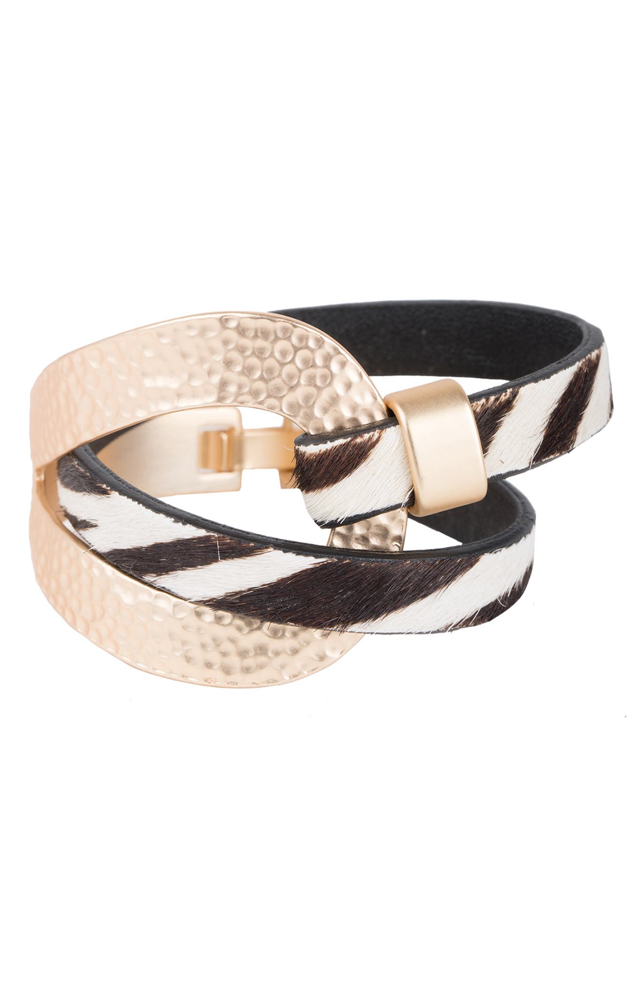 SAACHI Zebra Wrap Bracelet (Women) | Nordstromrack