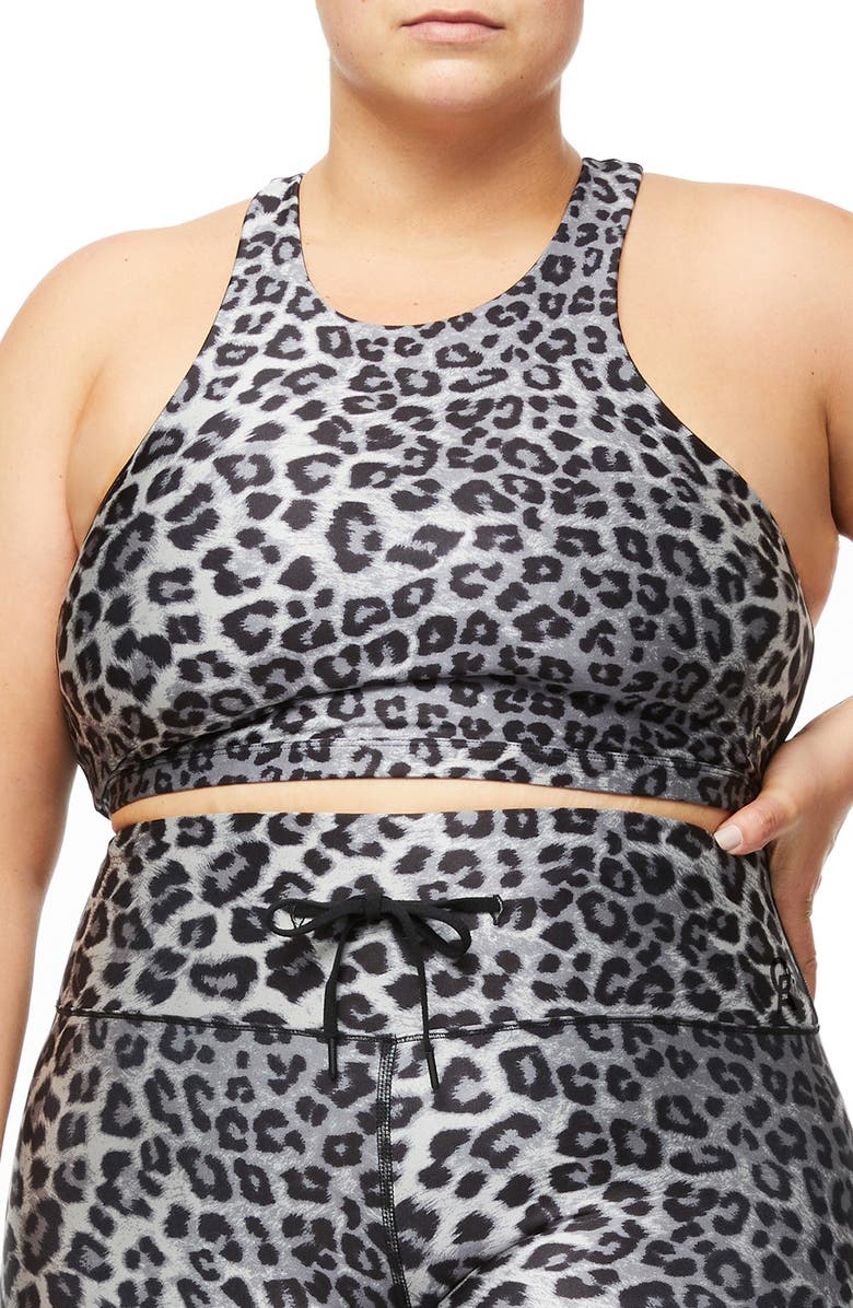 Good American Leopard Print 7/8 Leggings, Alternate, color, 