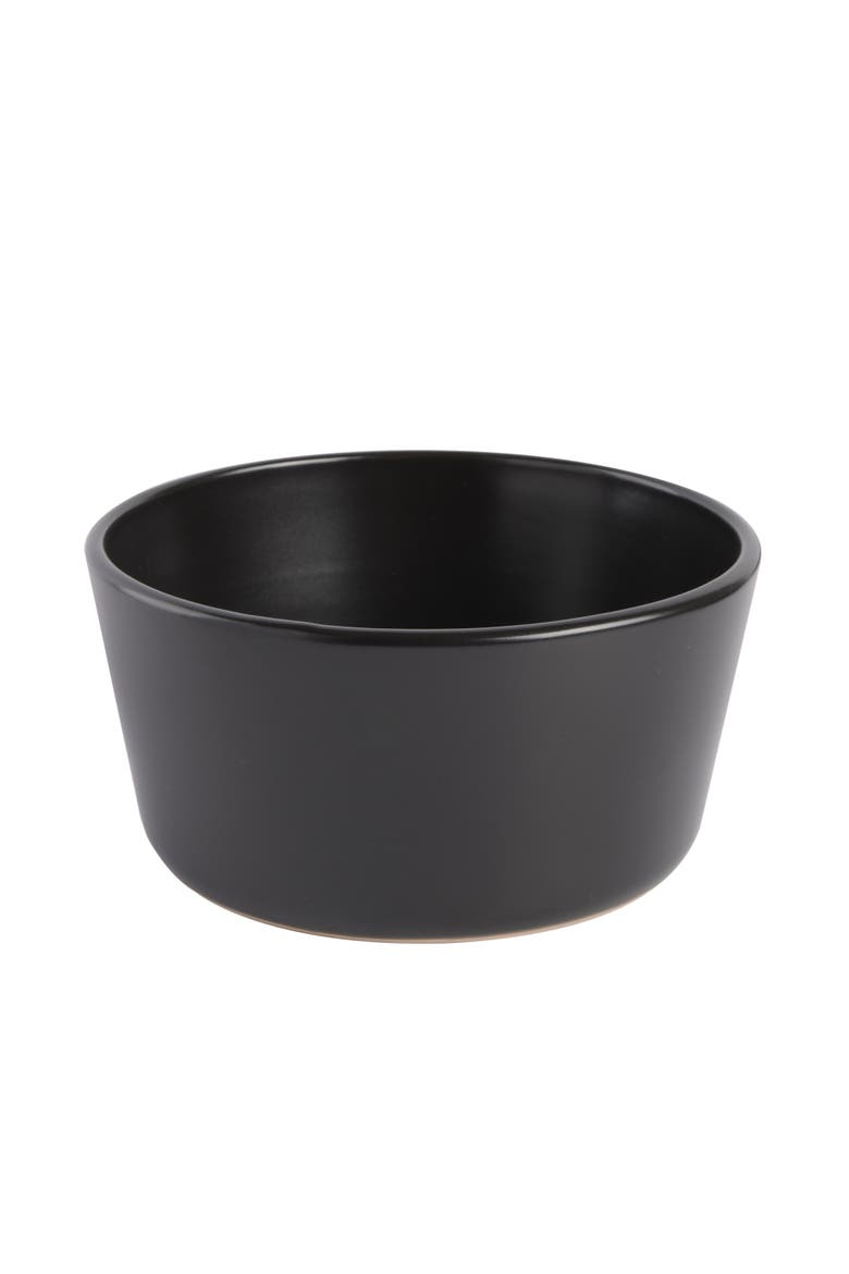 Soho Lounge Sofia Coupe Stoneware Dinnerware Set, Alternate, color, Black