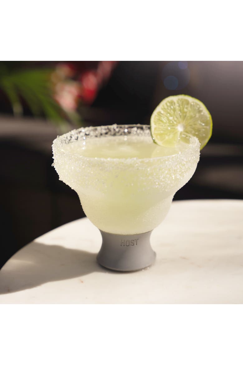 Glass FREEZE Margarita Cooling Cup Set of 2, Alternate, color, Gray