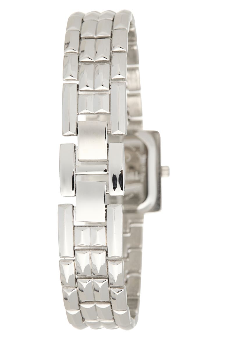 Bracelet Watch, 24mm, Alternate, color, SILVER