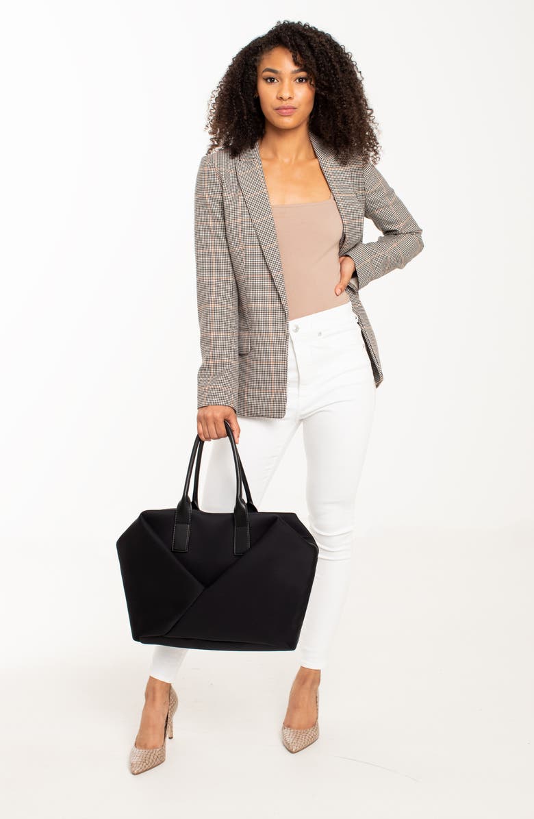 Lux and Nyx Origami Crossbody Handbag, Alternate, color, Black + Gold