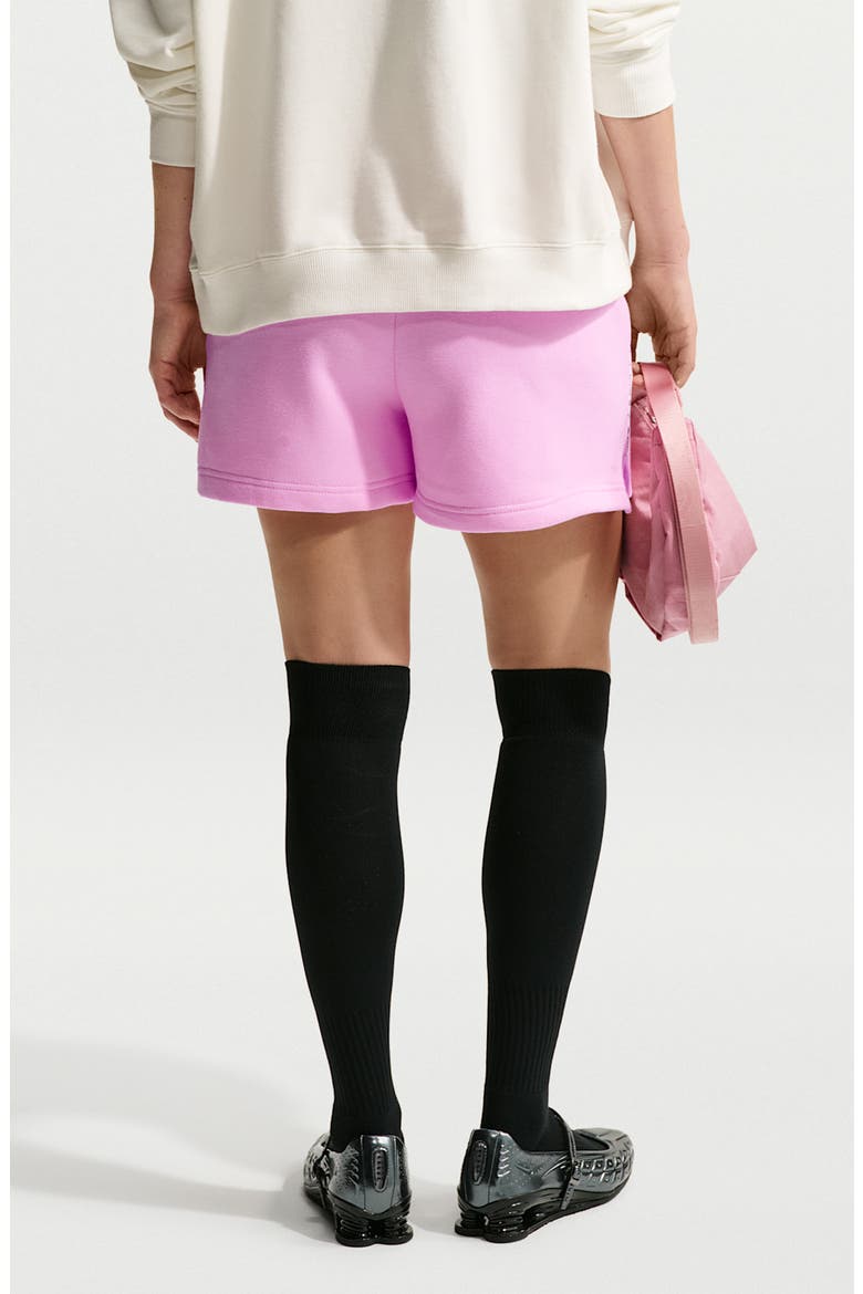 Performance Knit Shorts, Alternate, color, PINK RISE/ SAIL
