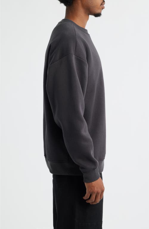 Bp. Oversize Fleece Crewneck Sweatshirt In Blue