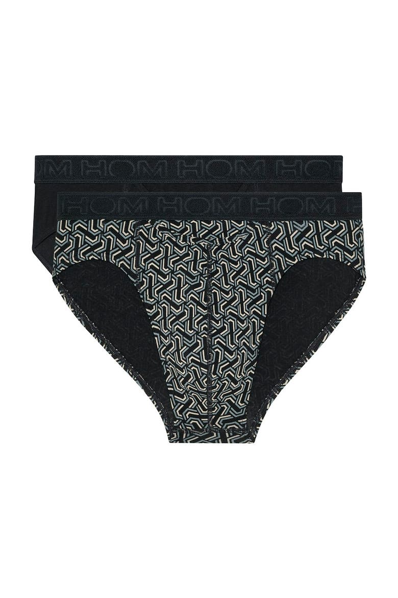Tom #2 Mini Briefs HO1 2P, Main, color, Black/Black Print