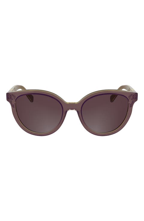 Le Pliage 52mm Gradient Round Sunglasses