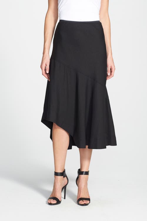 Nic + Zoe 'the Long Engagement' Midi Skirt In Black