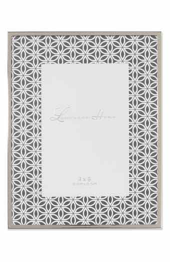 Lawrence Frames Flower Design Silver Picture Frame