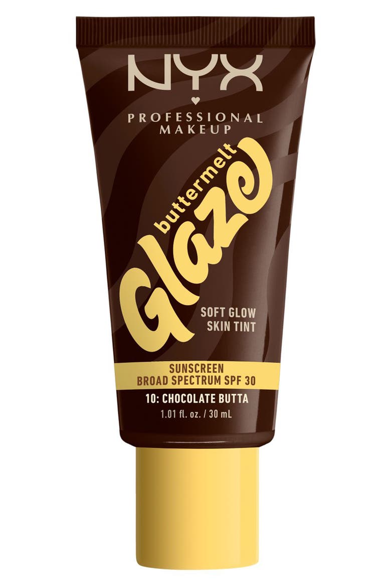 Buttermelt Glaze Soft Glow Skin Tint SPF 30, Main, color, CHOCOLATE BUTTA