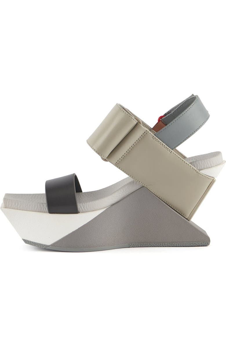 United Nude Delta Wedge Sandal, Alternate, color, Neutrals