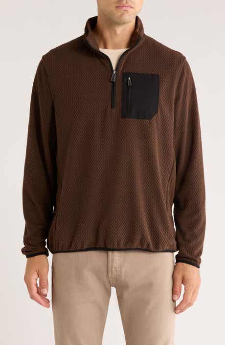 Vault Chevron Knit 1/4 Zip Pullover
