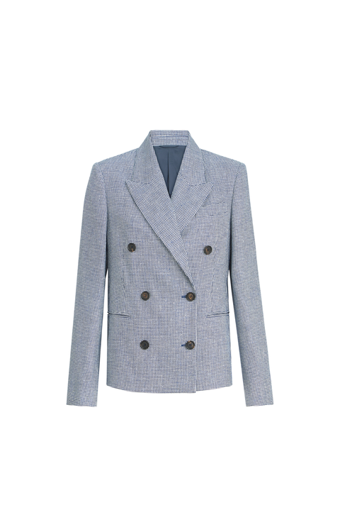 Houndstooth blazer