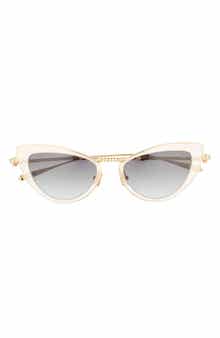50mm Gradient Cat Eye Sunglasses