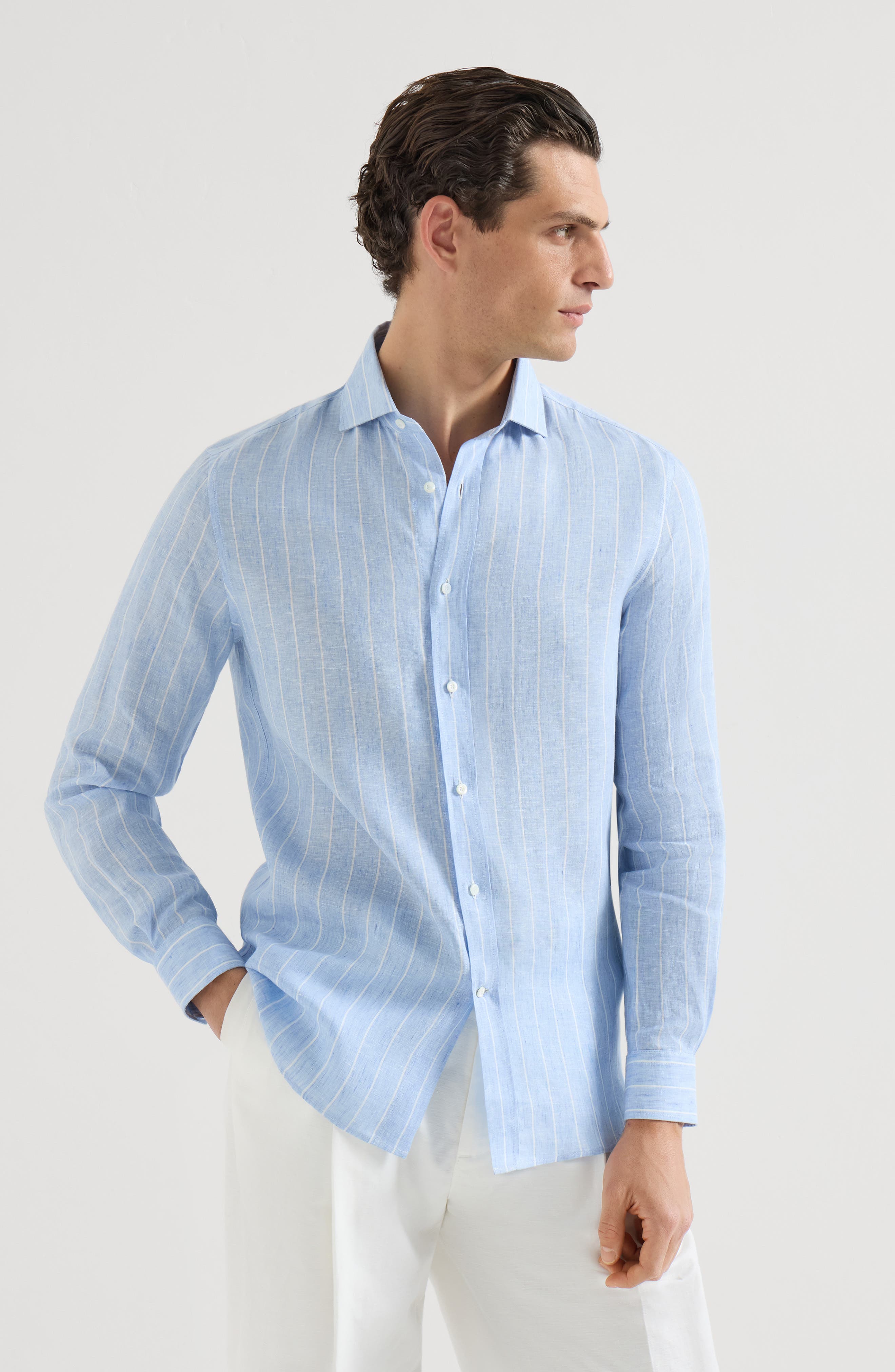 Chalk stripe shirt - image 3
