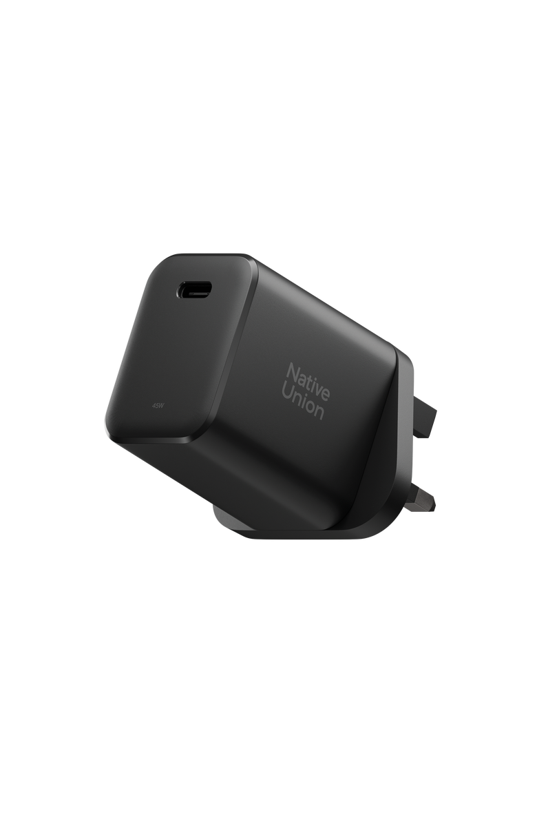 Native Union Fast GaN Charger, Alternate, color, Black 45W