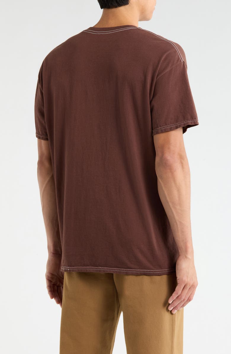 Merch Traffic Johnny Cash Boots Graphic T-Shirt, Alternate, color, Brown Pigment Dye