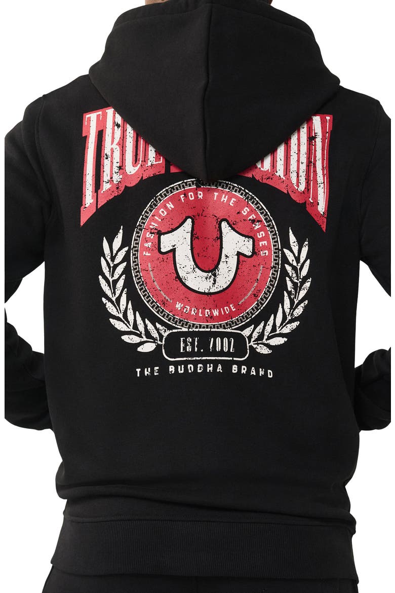Zip Hoodie, Alternate, color, JET BLACK