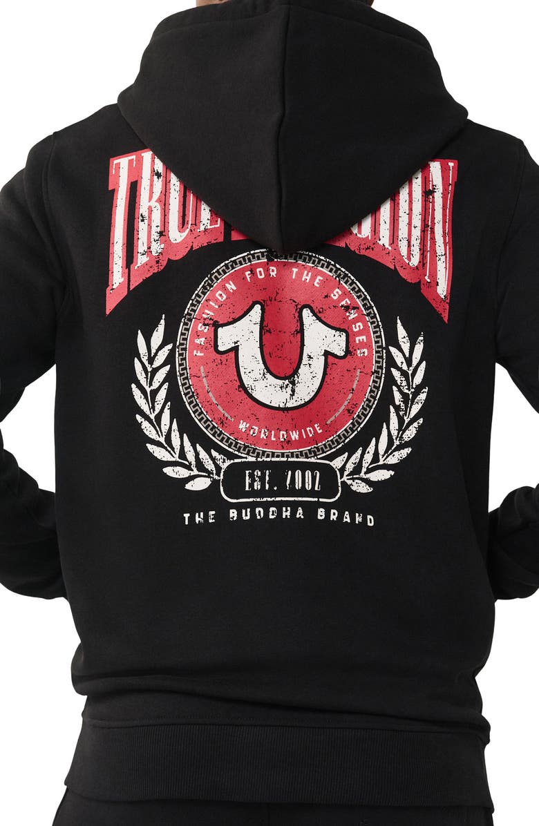 True Religion Zip Hoodie, Alternate, color, 