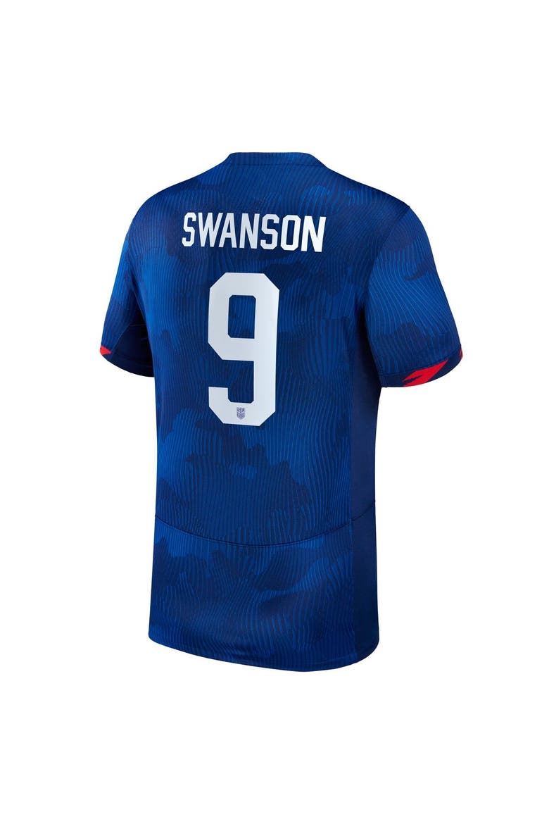Men's Nike Mallory Swanson Royal USWNT 2023 Away Replica Jersey, Alternate, color, Royal
