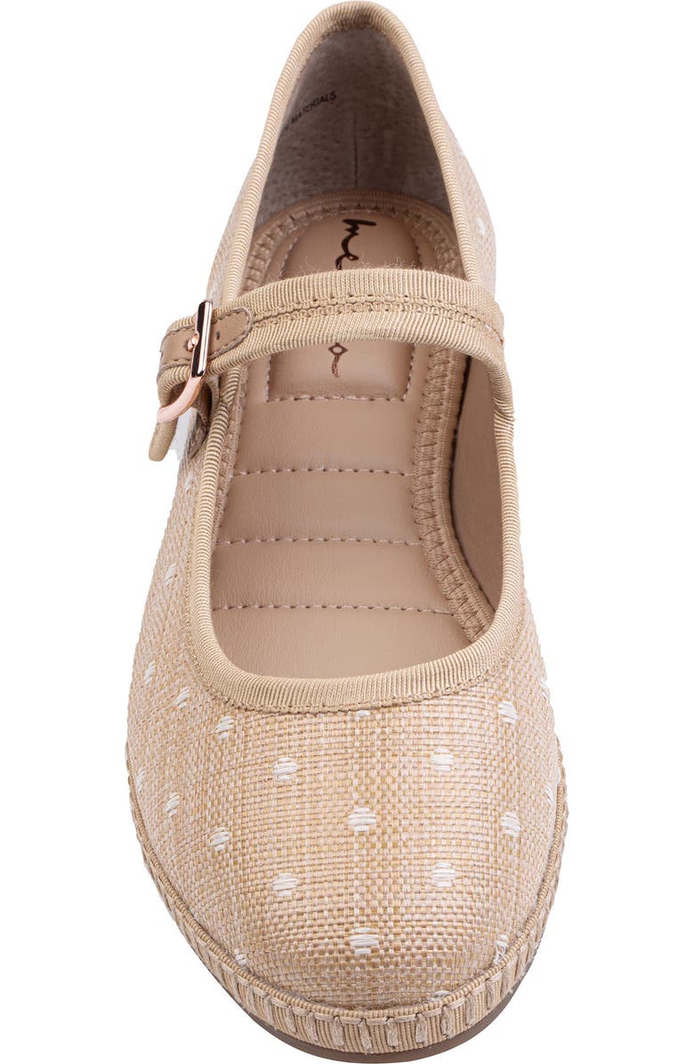 Me Too Gracie Mary Jane Flat, Alternate, color, Natural